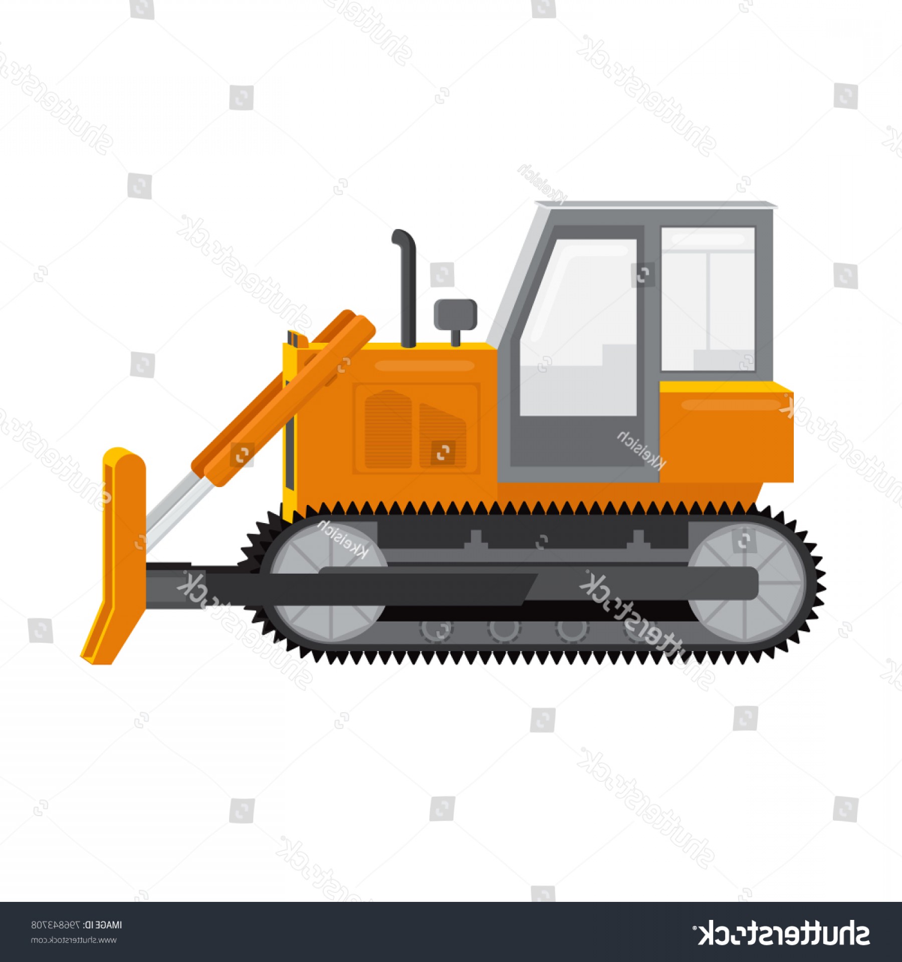 1800x1920 Bulldozer Vector Construction Machine Modern Flat Geekchicpro