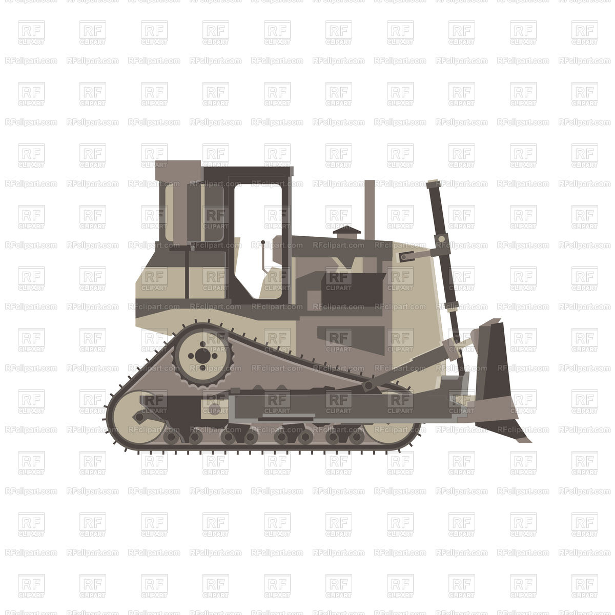 1200x1200 Bulldozer Icon Vector Image Vector Artwork Of Transportation