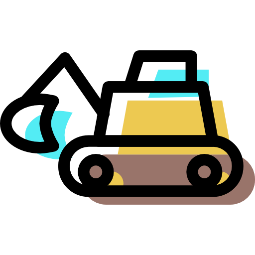 512x512 Collection Of Free Excavator Vector Bulldozer. Download On Ubisafe