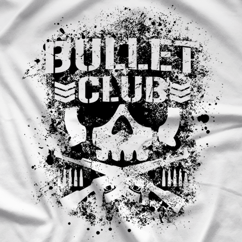 500x500 New Japan Pro Wrestling Bullet Club White T Shirt