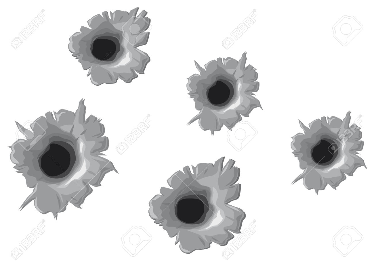 1300x910 Bullet Holes Gallery Images)