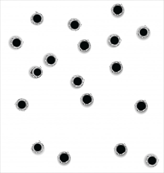 626x658 Bullet Holes Vector Premium Download