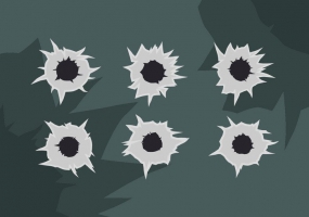 285x200 Bullet Holes Free Vector Graphic Art Free Download (Found 353
