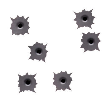 340x340 Bullet Clipart Bullet Hole