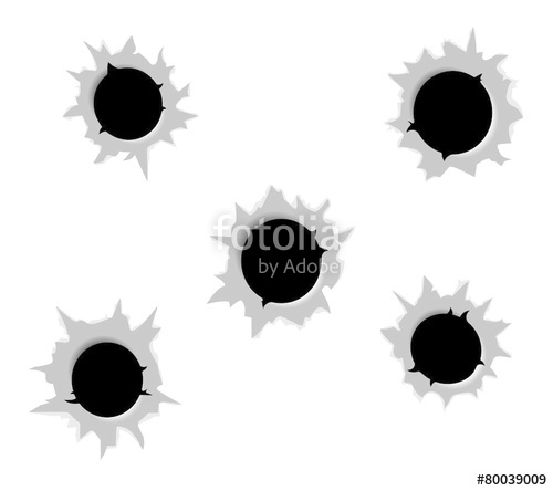 500x444 Bullet Holes Stock Image And Royalty Free Vector Files On Fotolia