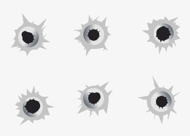 Bullet Hole Vector Free at GetDrawings | Free download