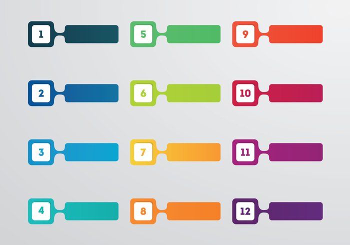 700x490 Free Bullet Points Vector Step