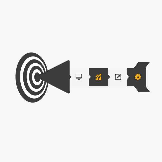 650x651 Vector Arrow Pointing To The Bullseye, Vector Arrow, Arrow Vector
