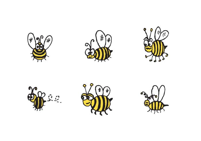 700x490 Cute Bee Free Vector Art