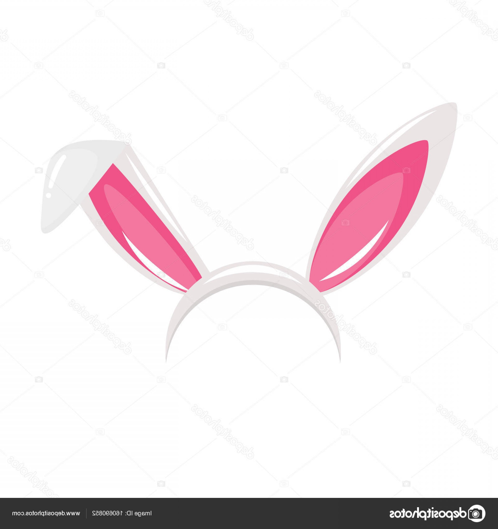 1920x2040 Stock Illustration Easter Bunny Ears Mask Vector Shopatcloth