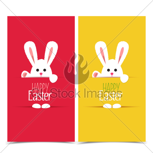 500x500 Vector Easter Bunny Gl Stock Images