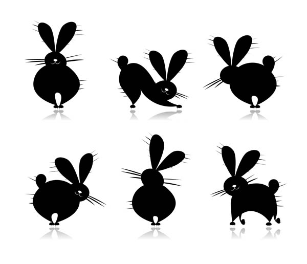 600x516 Cute Cartoon Rabbit Vector Free Vector 4vector