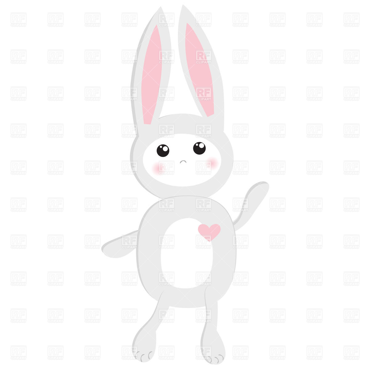 1200x1200 Cute Easter Bunny Vector Image Vector Artwork Of Plants And