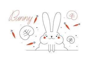 286x200 Rabbit Free Vector Art