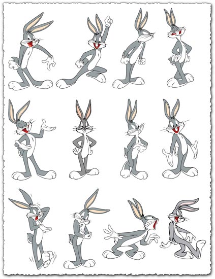 423x550 Bugs Bunny Vector Cliparts
