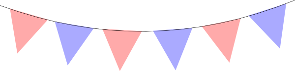 600x145 Bunting Vector Free Download On Mbtskoudsalg