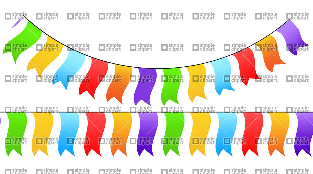 1200x669 Garland Made Of Colorful Flags