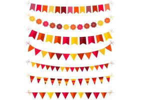 286x200 Bunting Free Vector Art