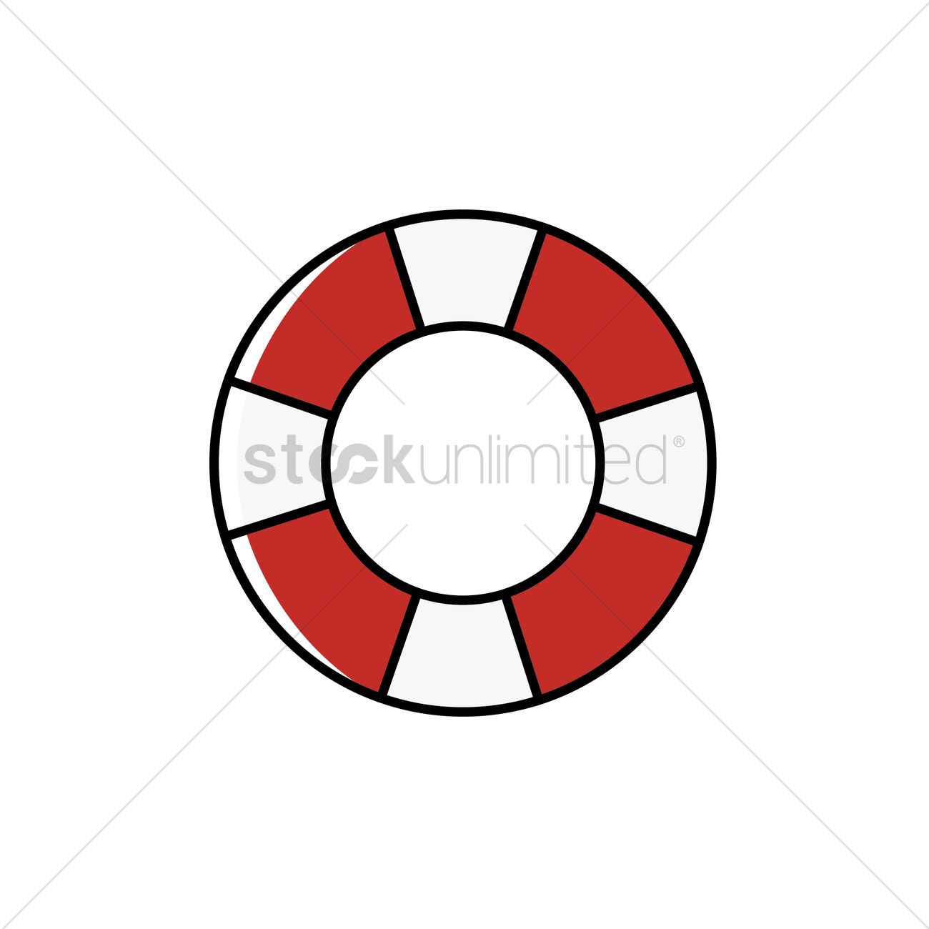 1300x1300 Safety Buoy Vector Image