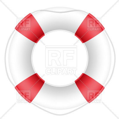 400x400 White And Red Ring Buoy Vector Image Vector Artwork Of Objects