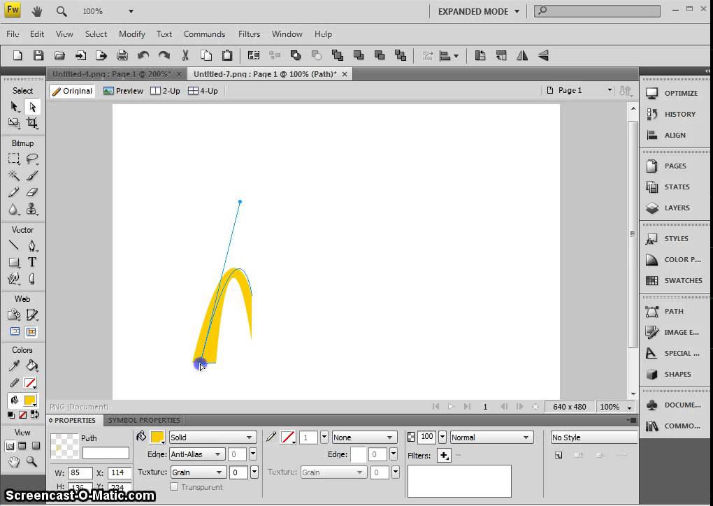 1020x724 Fireworks Vector Drawing Burger King Logo