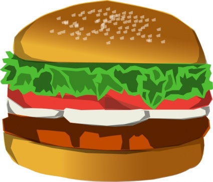 425x362 Free Download Of Burger Clip Art Vector Graphic