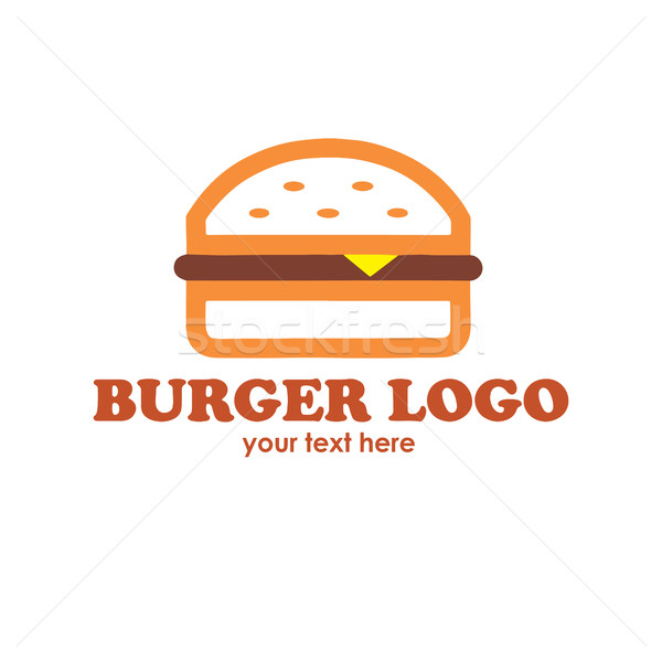 600x600 Hot Burgers Logo Vector Illustration Doddis Doddis (Doddis