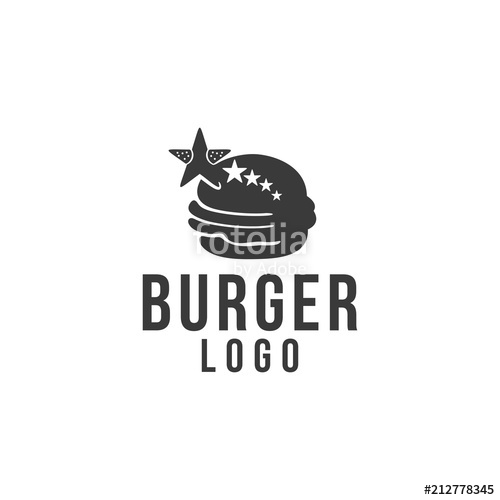 500x500 Burger Logo Vector Stock Image And Royalty Free Vector Files On