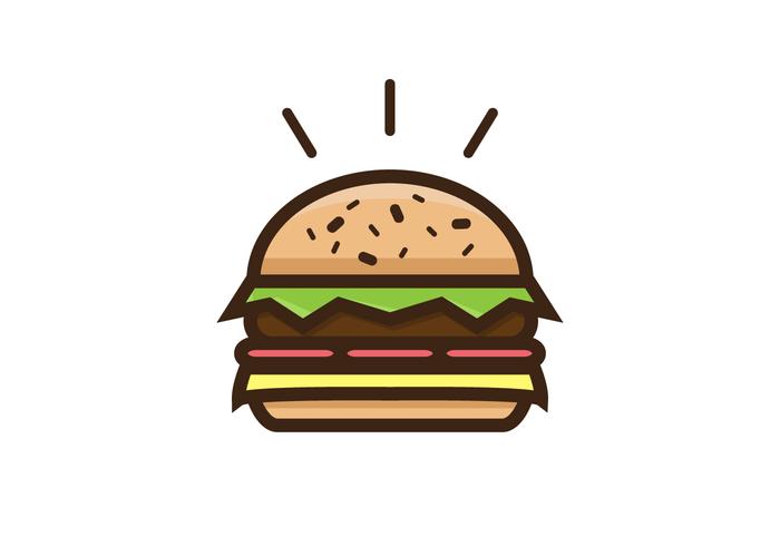 700x490 Thick Burger Vector