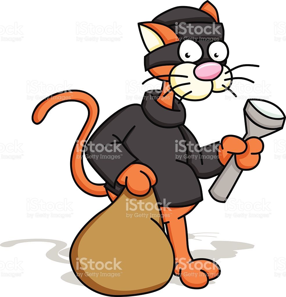 985x1024 Cat Burglar Vector Id468069158 Clipart