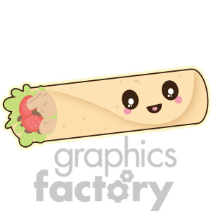 300x300 Burrito Vector Clip Art Clipart Panda