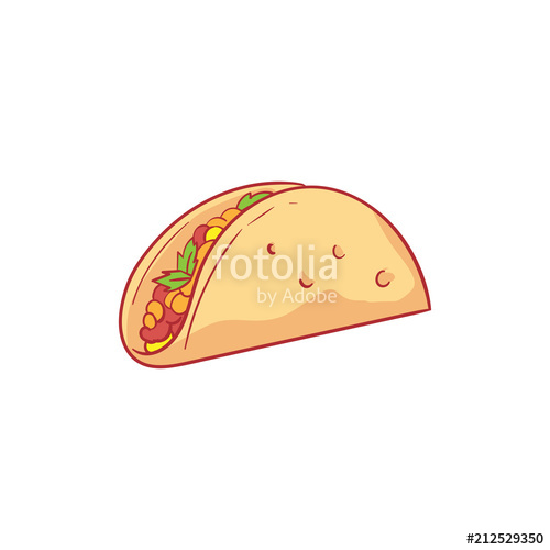 500x500 Burrito Vector Illustration Stock Image And Royalty Free Vector