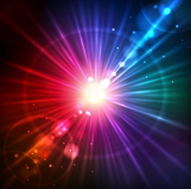 372x368 Abstract Solar Light Burst Background Vector Illustration Png