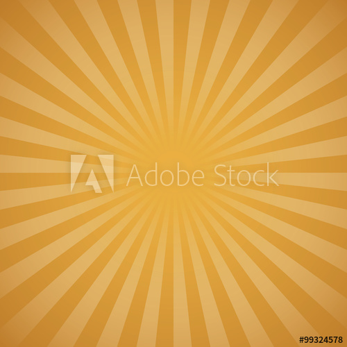 500x500 Orange Yellow Color Burst Background. Vector Illustration
