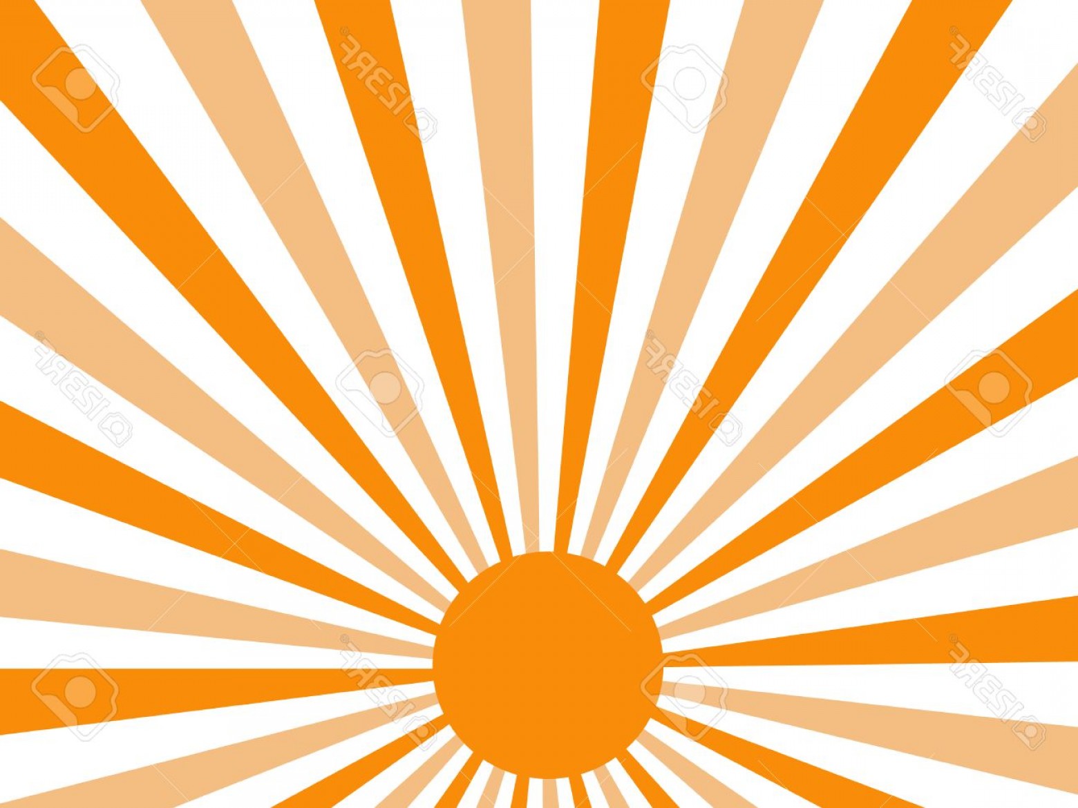 1560x1170 Photostock Vector Vector Abstract Background Of Orange Sun Burst