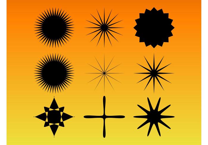 700x490 Star Burst Vector Set