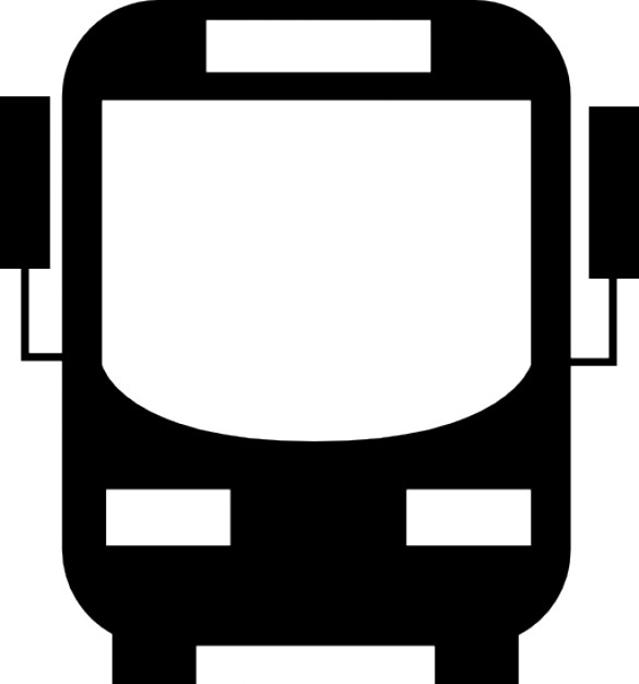 585x626 A Bus Icons Free Download
