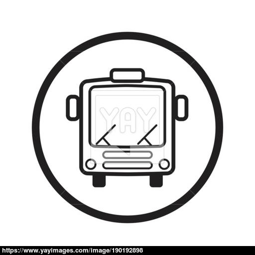 512x512 Linear Bus Icon