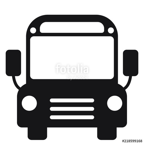 500x500 School Bus Icon Vector Stock Image And Royalty Free Vector Files