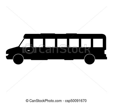 450x413 School Bus Icon Vectors Illustration