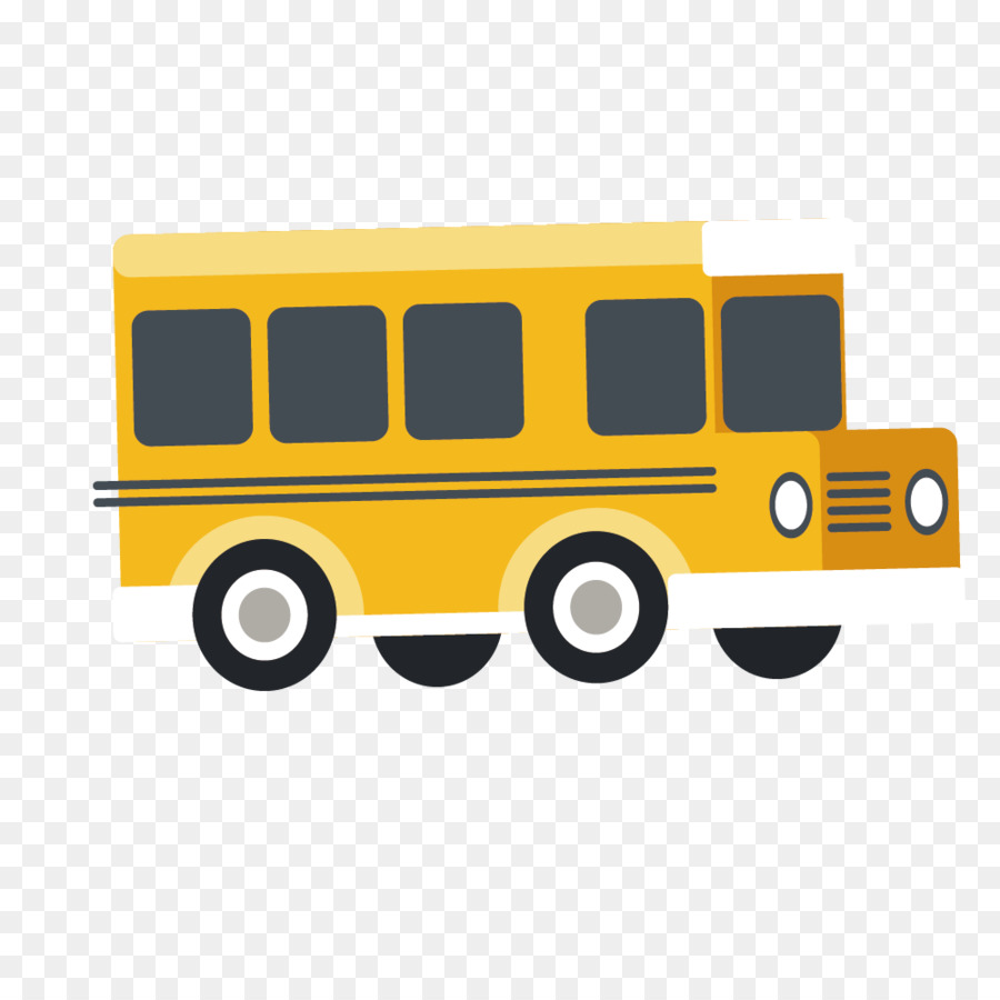 900x900 Cartoon School Bus