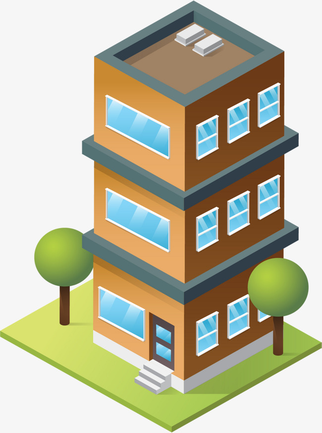 650x873 Vector Multi Storey Business Building, Business Vector, Building