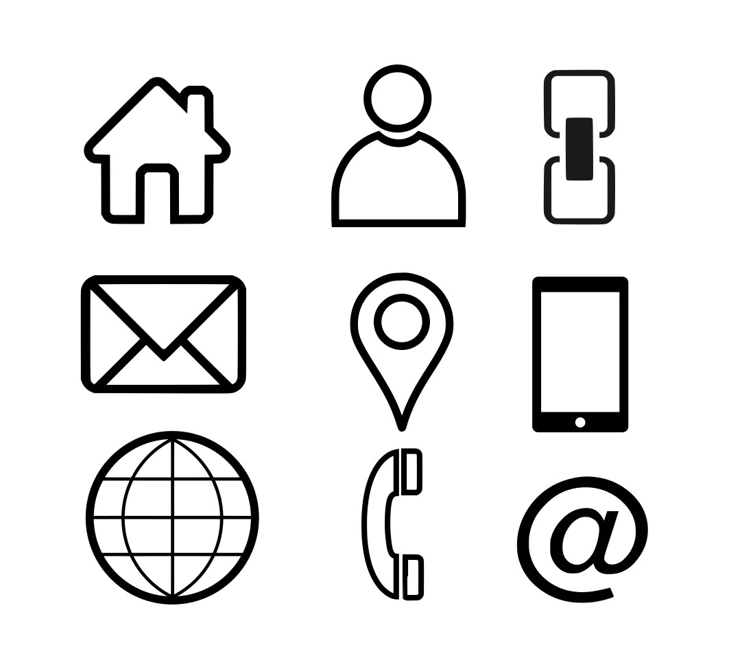 1063x975 Epic Business Card Icons Vector
