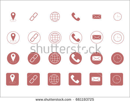 450x358 Free Minimal Style Contact Icons Download Free Vector Art Stock