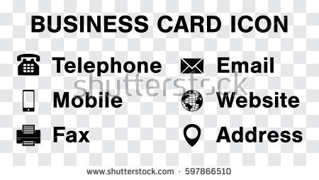 450x254 20 Beautiful Business Card Icons Vector