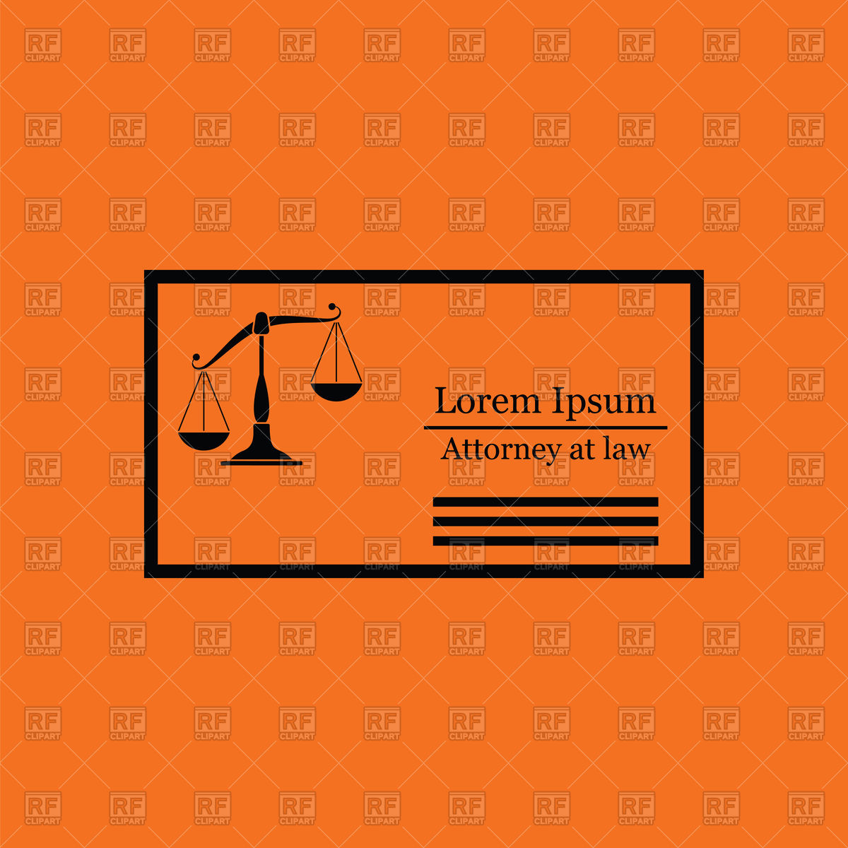 1200x1200 Lawyer Business Card Icon Vector Image Vector Artwork Of Signs