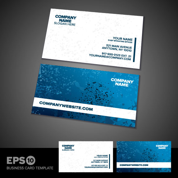 573x574 Business Card Templates Vector 01 Free Download