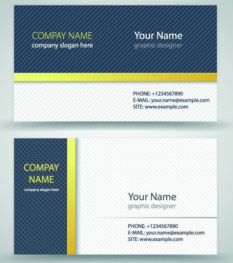 457x515 Free Simple Business Card Vector 01