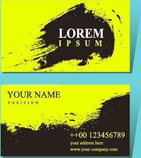 283x317 Green Business Card Free Vector Download (28,356 Free Vector) For