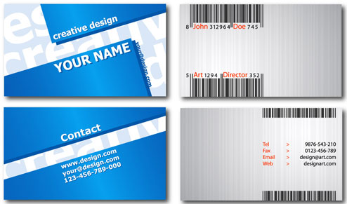494x291 Vector Business Cards